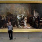  2018 Paris, France. Musée d'Orsay Courbet, The Painter's Studio