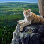 Lynx, Above the Beaver Valley, 2019 30" x40" acrylic on canvas (Private Collection)